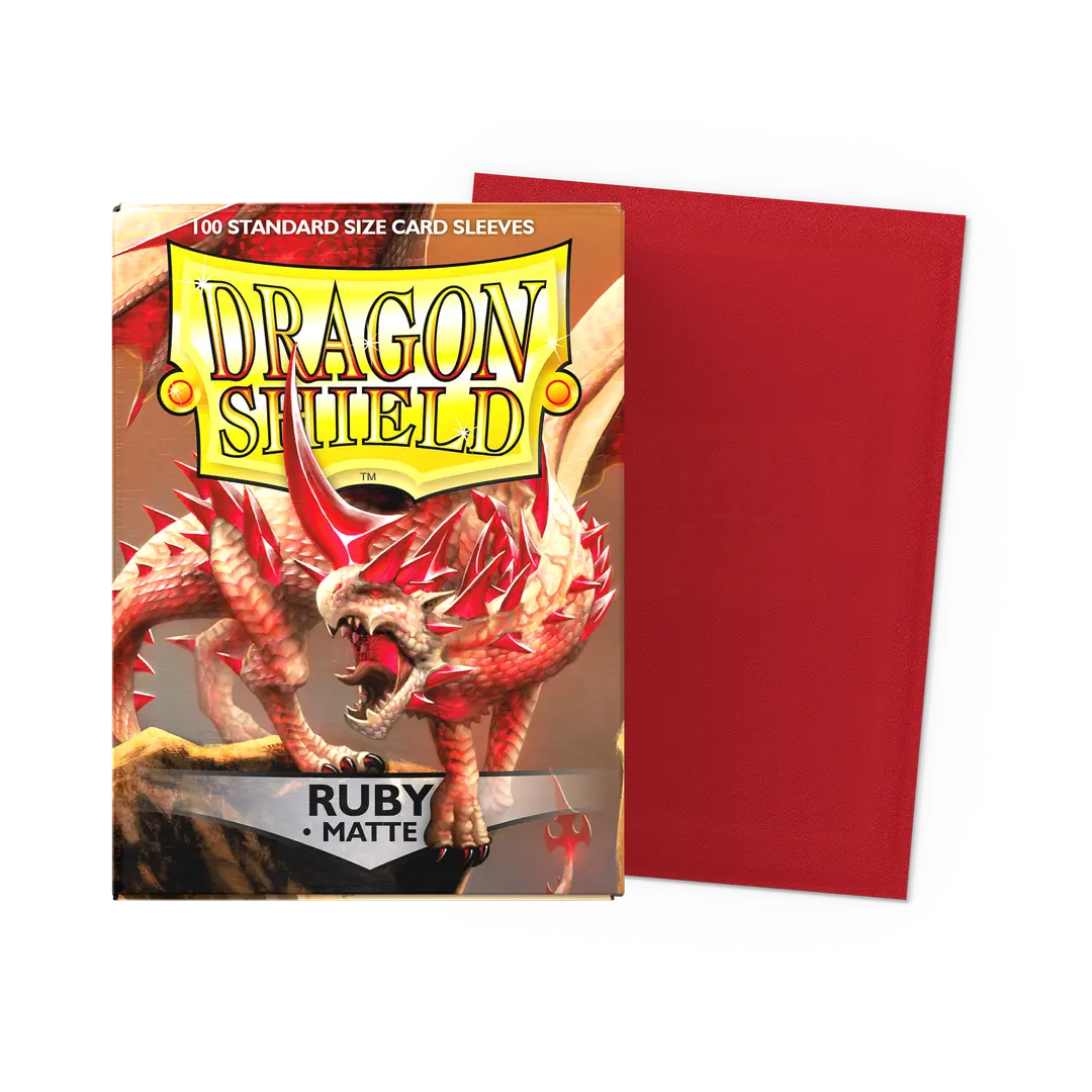 Dragonshield Ruby Matte Sleeves