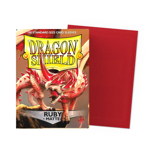 Dragonshield Ruby Matte Sleeves