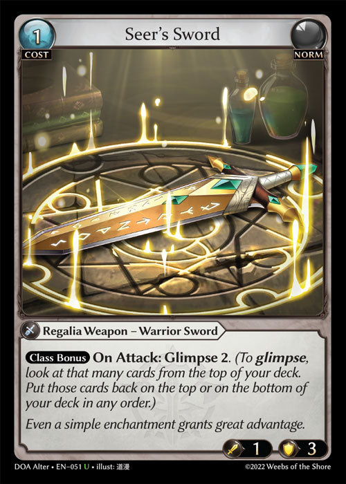 DOA-051 Seer's Sword