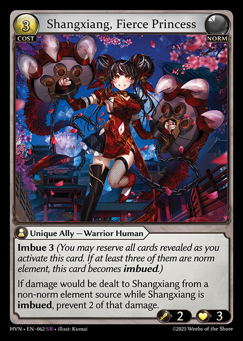 HVN-062 Shangxiang, Fierce Princess
