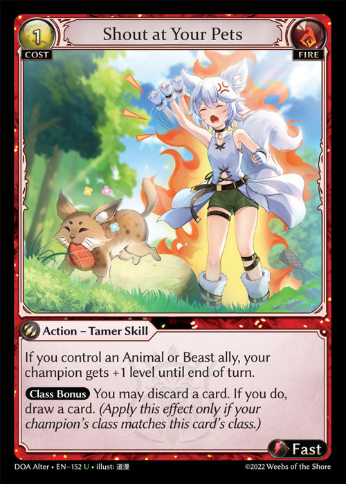 DOA-152 Shout at Your Pets