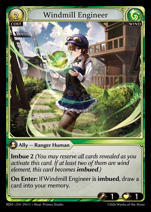 RDO-294 Windmill Engineer