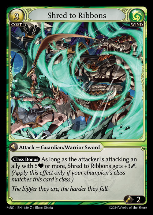 MRC-150 Shred to Ribbons