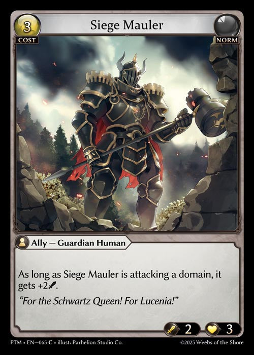 PTM-065 Siege Mauler (Foil)