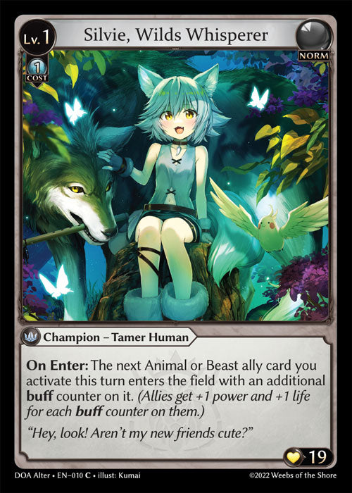 DOA-010 Silvie, Wilds Whisperer