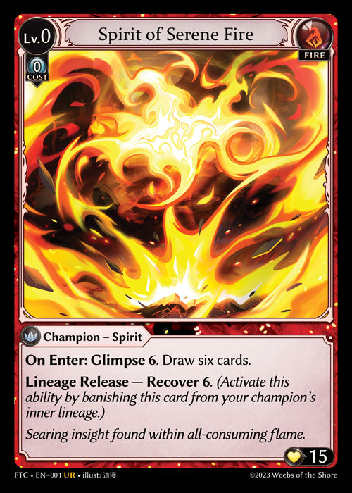 FTC-001 Spirit of Serene Fire