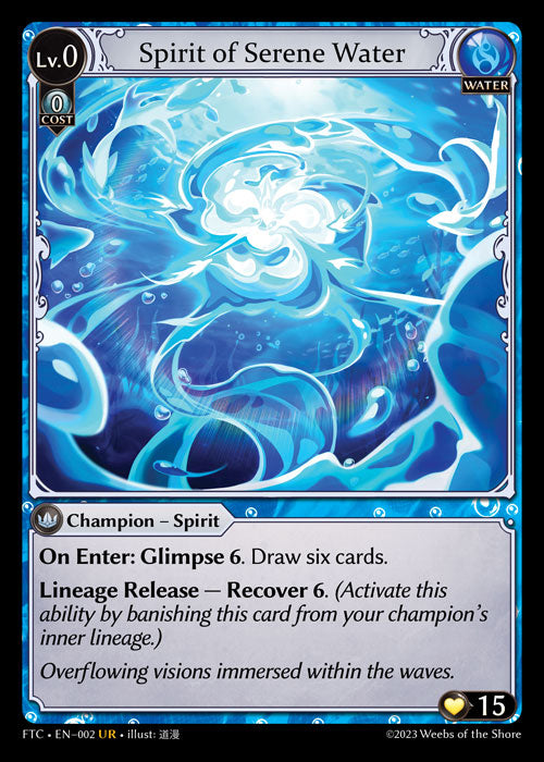 FTC-002 Spirit of Serene Water