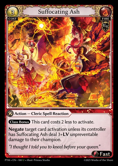PTM-100 Suffocating Ash (Foil)