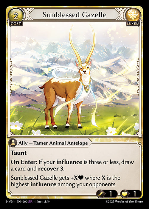 HVN-200 Sunblessed Gazelle
