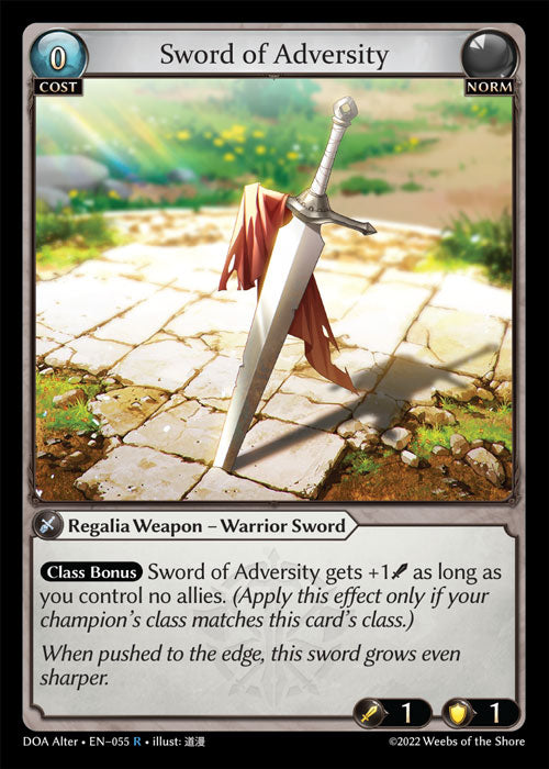 DOA-055 Sword of Adversity