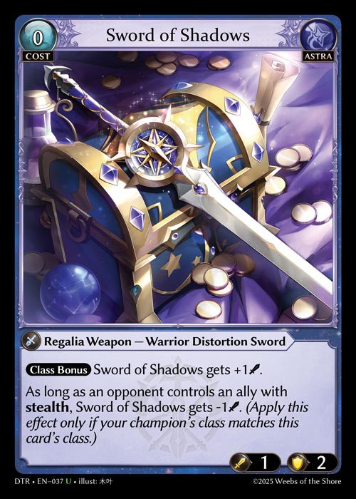 DTR-037 Sword of Shadows