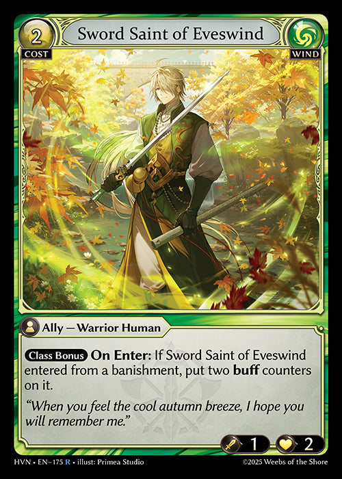 HVN-175 Sword Saint of Eveswind