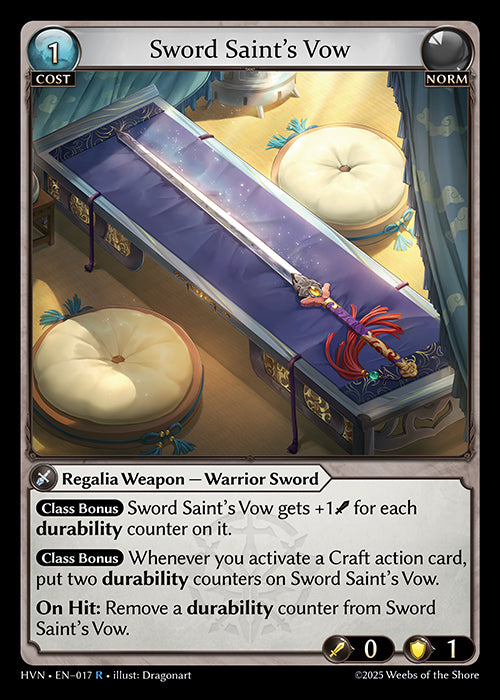 HVN-017 Sword Saint's Vow