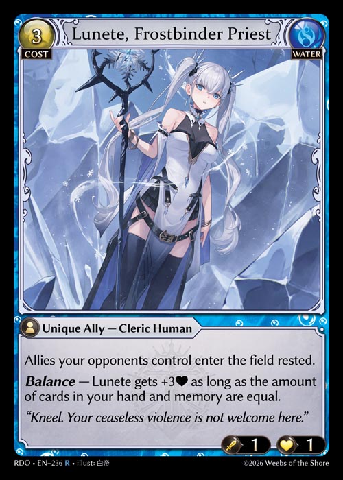 RDO-236 Lunete, Frostbinder Priest