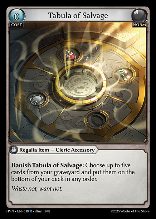 HVN-018 Tabula of Salvage