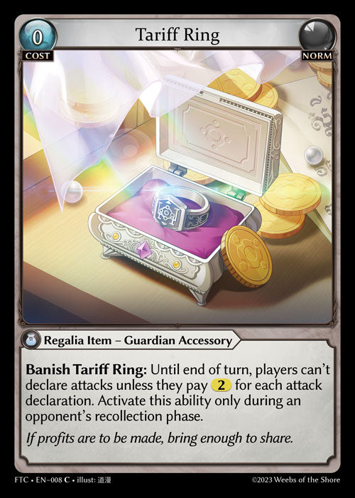 FTC-008 Tariff Ring (FOIL)