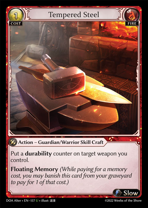DOA-157 Tempered Steel