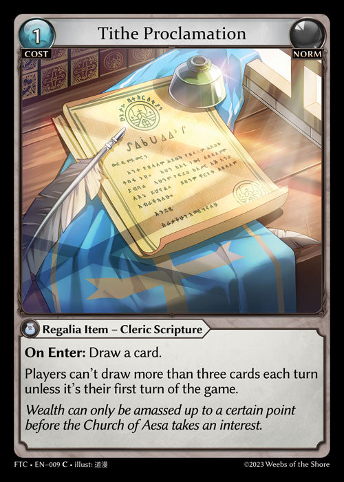 FTC-009 Tithe Proclamation