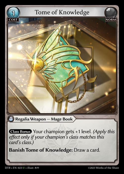 DTR-023 Tome of Knowledge
