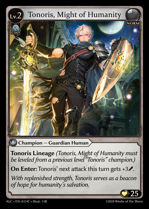 ALC-013 Tonoris, Might of Humanity (FOIL)