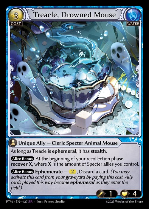 PTM-127 Treacle, Drowned Mouse (Foil)