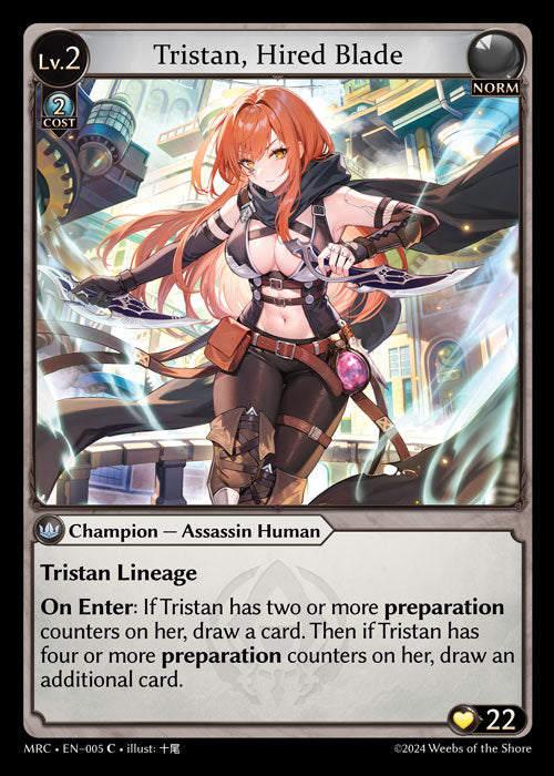 MRC-005 Tristan, Hired Blade