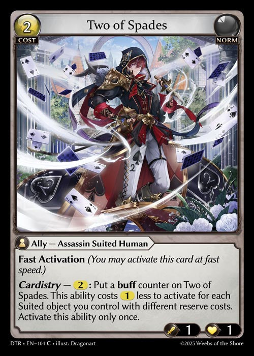 DTR-101 Two of Spades