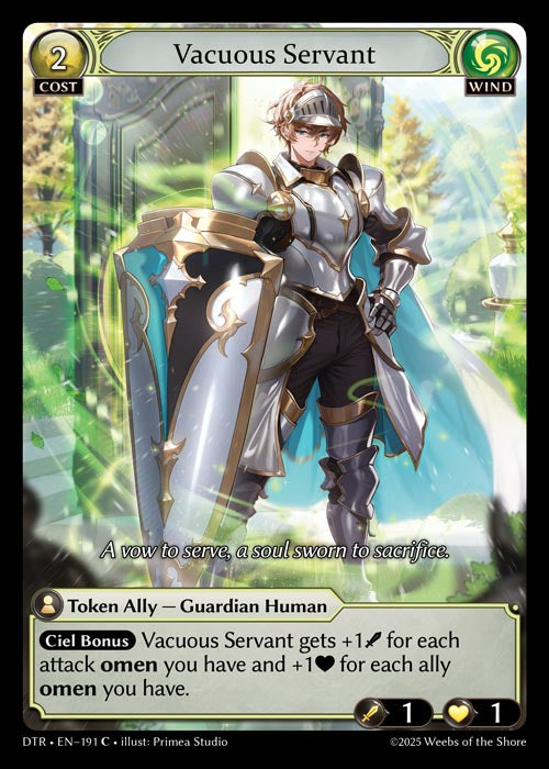 DTR-191 Vacuous Servant
