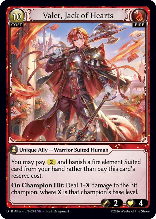 DTR-278 Valet, Jack of Hearts
