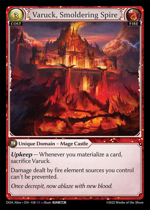 DOA-158 Varuck, Smoldering Spire