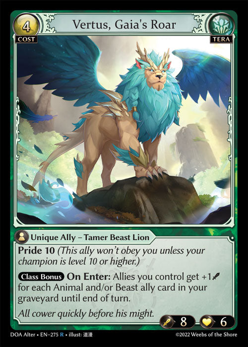 DOA-275 Vertus, Gaia's Roar