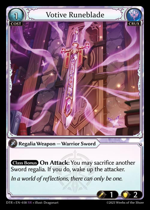 DTR-038 Votive Runeblade