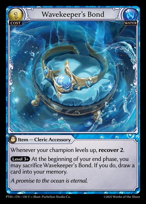 PTM-130 Wavekeeper's Bond (Foil)