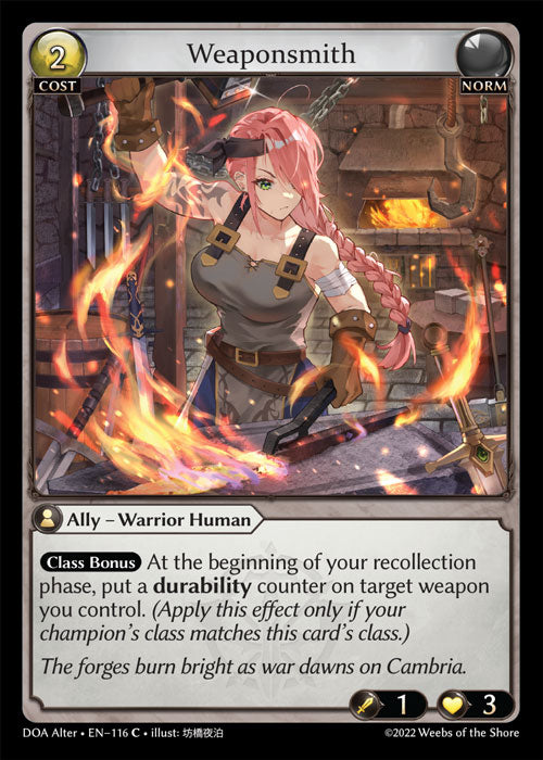 DOA-116 Weaponsmith