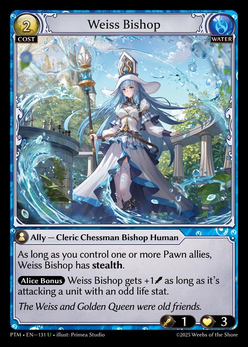 PTM-131 Weiss Bishop (Foil)
