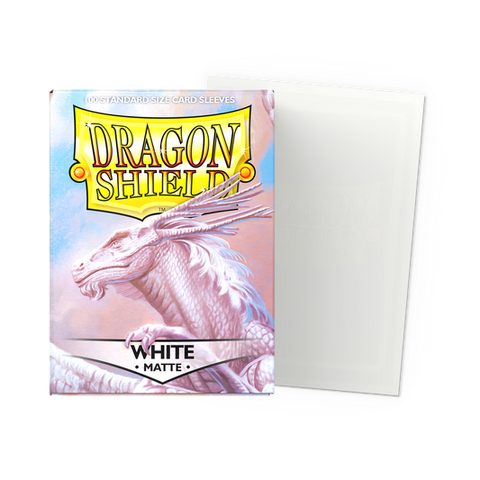 Dragonshield White Matte Sleeves
