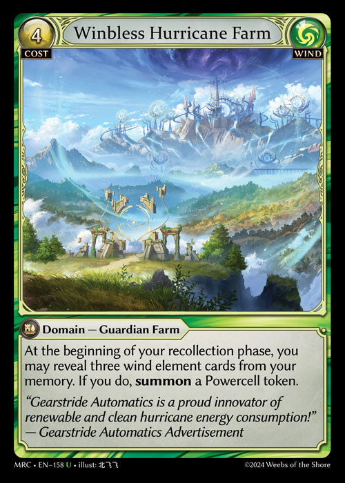 MRC-158 Winbless Hurricane Farm