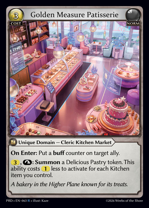 PRD-063 Golden Measure Patisserie