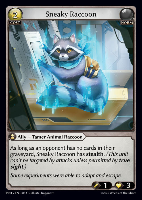 PRD-088 Sneaky Raccoon